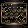 Luxury Black & Gold Keyboard Theme icon