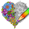 Icon of program: Coloring for adults  rela…