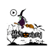 Icon of program: Animated Halloween Sticke…