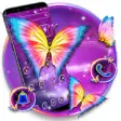 Icon of program: Colorful Neon Butterfly T…