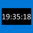 Icono de programa: Full screen clock for Win…