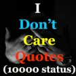 Icon of program: I Don't Care Quotes (1000…