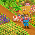 Farm Village City Market & Day Village Farm Game icon