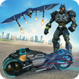 Icono de programa: Bat Robot Moto Bike Robot…