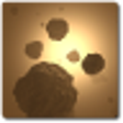 Icono de programa: Asteroids in space