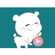 Icon of program: Animated white bear stick…