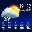 Icono de programa: Weather forecast & radar …