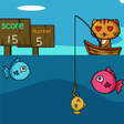 kitten goes fishing icon