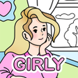Icon of program: Cozy Girl Life: Coloring …