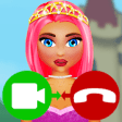 Icon of program: Princess Fake Video Call