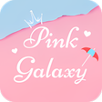 Icon of program: Pink Galaxy Font Samsung …