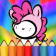 Icon of program: Pony Princess Colorbook f…