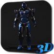 Icon of program: Robot 3D Live Wallpaper