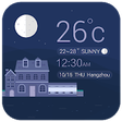Icon of program: Weather clock widget free