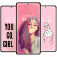 Icon of program: Girly Wallpapers : Cute W…