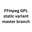 Icon of program: FFmpeg GPL static variant…