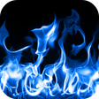 Icono de programa: Blue Fire Live Wallpaper …