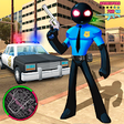 Icon of program: Police Stickman Rope Hero…