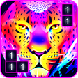 Icono de programa: Neon coloring book for ad…