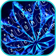 Icon of program: Neon Blue Weed Keyboard T…