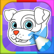 Icon of program: Dog Coloring Pages - Colo…