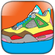 Icon of program: Sneakers Coloring Book - …