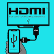 Icono de programa: hdmi usb connector mobile…