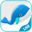 Icon of program: Blue Whale Live Wallpaper…