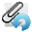 Restore Attachments from Links icon