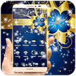 Icono de programa: Golden Blue Flower Deluxe…