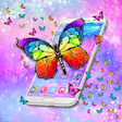 Icono de programa: Beautiful Shiny Butterfly…