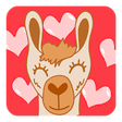 Icono de programa: Drama Llama stickers for …