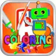 Icon of program: Robot Coloring Page Editi…