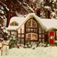 Icono de programa: 3D Snowy Woodland Cottage…