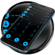 Icon of program: Dialer theme Flat Black B…