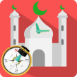 Icon of program: Prayer Times: Qibla Compa…
