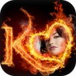 Icon of program: Fire Text Photo Frame