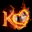 Icono de programa: Fire Text Photo Frame