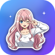 Icono de programa: Anime Sticker Maker Studi…