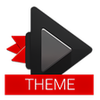 Icono de programa: Rocket Player Dark Red Th…