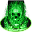 Icono de programa: Green Skull Hologram Them…