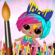 Icon of program: Dolls Coloring Book For k…