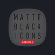 Icon of program: Matte Black SQUIRCLE Icon…