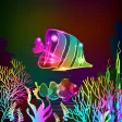 Icon of program: Neon Fish Live Wallpaper