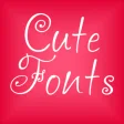 Icon of program: Cute Fonts for FlipFont F…
