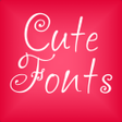 Icon of program: Cute Fonts for FlipFont F…