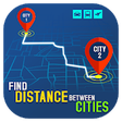 Icon of program: Find Distance Between Cit…