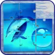 Icon of program: Dolphins Jigsaw Puzzle Ga…