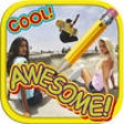 Write text on potos icon