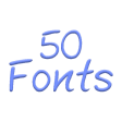 Icon of program: Fonts for FlipFont 50 #22